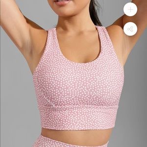 Buff Bunny Rosa Sports Bra - Pink Salt Bossy Print